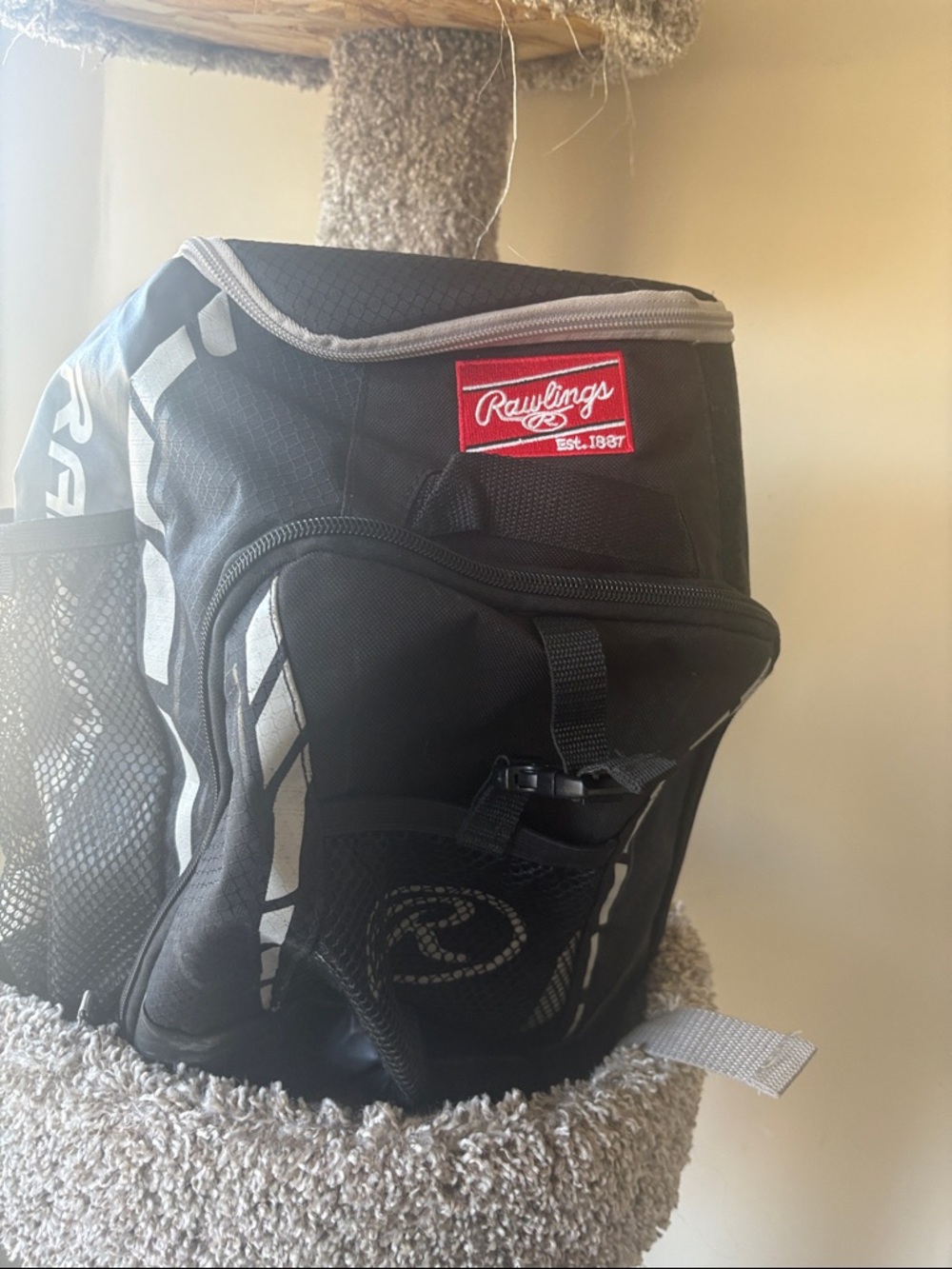 Rawlings Black youth baseball bag